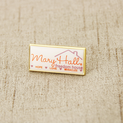 Mary Hall Custom Pins