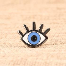 Custom Blue Eye Pins 