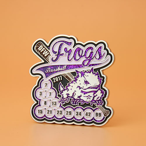 14. Custom DFW Frogs Pins