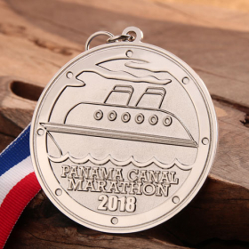 14. Panama Canal Marathon Cheap Medals