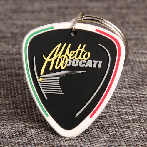 4. Ducati PVC Keychain