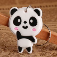 1. Cute Panda PVC Keychain