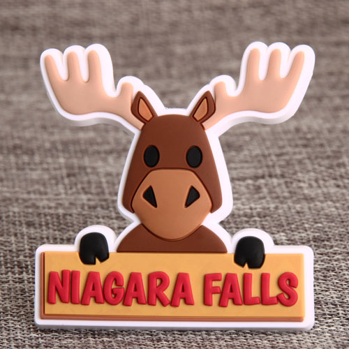 3D Niagara Falls Elk PVC Magnet