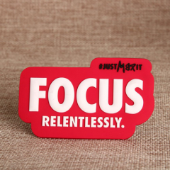 5. Focus Relentlessly PVC Magnet