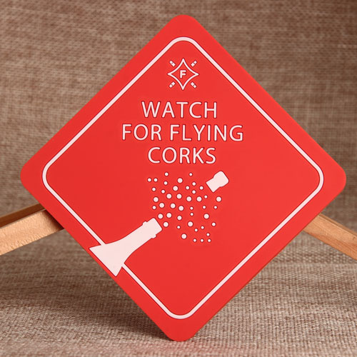 Flying Corks PVC Coaster 