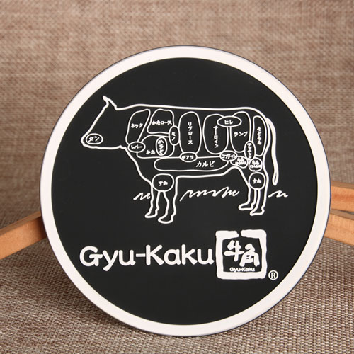 Black Gyu-Kaku PVC Coaster