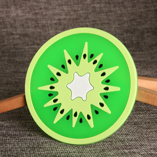 7. Kiwi PVC Coaster