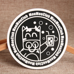 9. Black MouMou Club PVC Coaster 