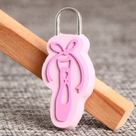 1. Dancing Shoes PVC Zipper Pull