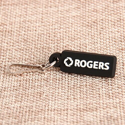 2. 2D ROGERS PVC Zipper Pull