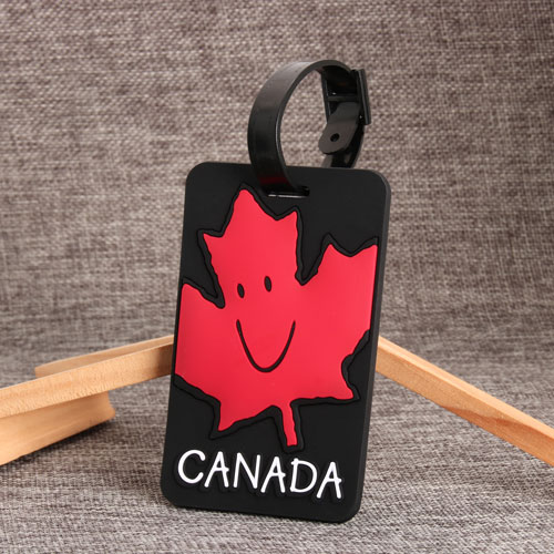 16. Maple Leaf PVC Luggage Tag