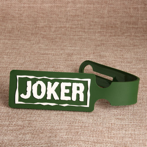 9. JOKER Custom PVC Luggage Tag