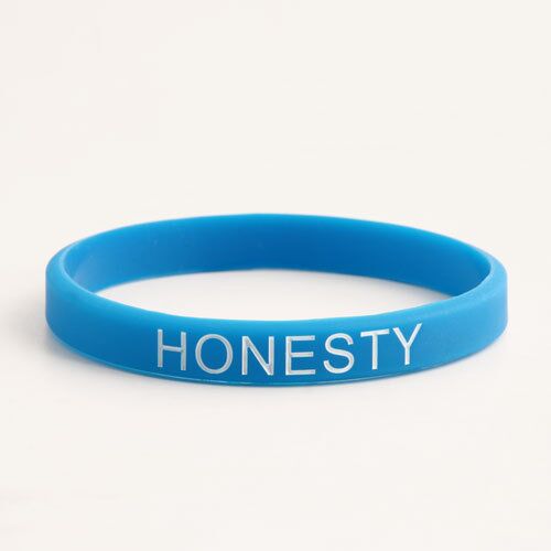 16. WB-SL-CF HONESTY Silicone Wristbands