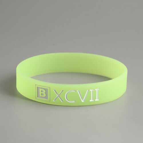 19. WB-SL-CF B XCVII Custom Wristbands