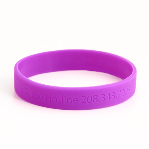 2.WB-SL-DB  Domestic Abuse Custom Wristbands