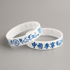 6. WB-SL-CF Blue-and-White Art Wristbands