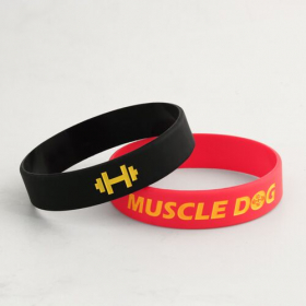 11. WB-SL-DB Muscle Dog Colored Wristbands