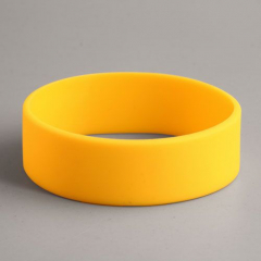 5. WB-SL-BL Yellow Silicone Wristbands 