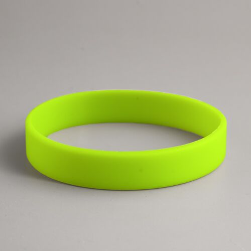 6. WB-SL-BL Green Silicone Wristbands