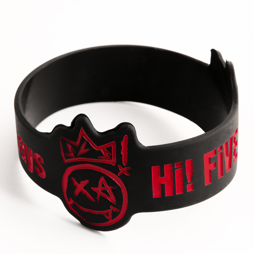 19. WB-SL-FG Hi Five Custom Wristbands