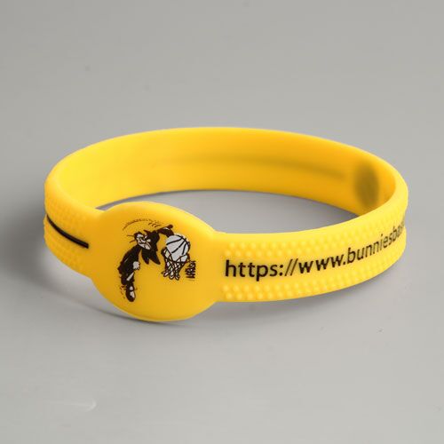 18. WB-SL-FG Bunnies Funny Silicone Wristbands