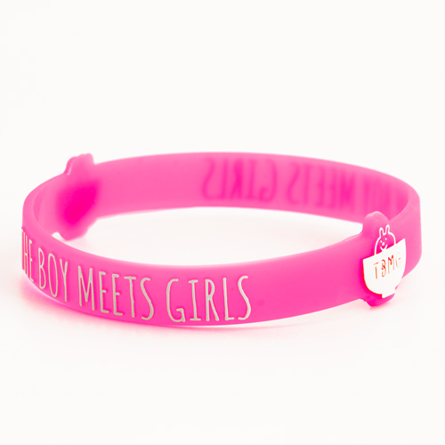 11. WB-SL-FG Boy Meets Girls Custom Wristbands