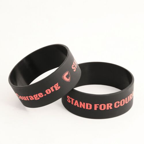 Stand For Courage Custom Wristbands