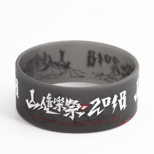 7. WB-SL-1W Music Festival Custom Wristbands