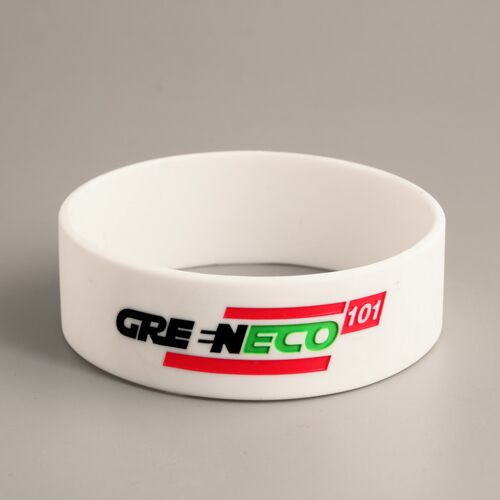 9. WB-SL-1W GRE NECO Custom Wristbands