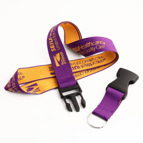 10. Cheap SEIU Healthcare Woven Lanyards