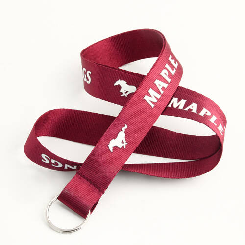 19. Maple Heights Mustangs Red Lanyards