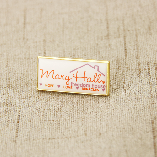 Mary Hall House Printed Lapel Pins