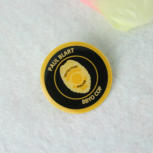 1. Police Custom Printed Pin