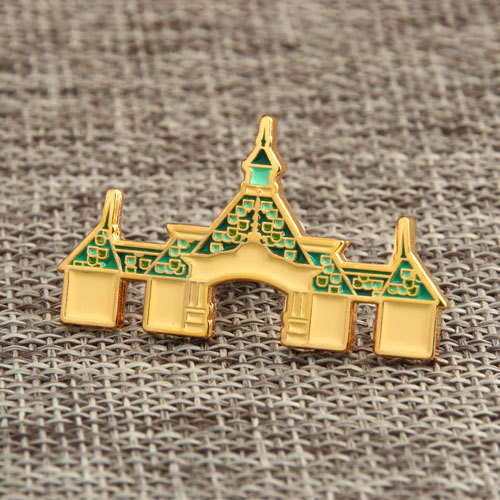 18. Castle Enamel Pins