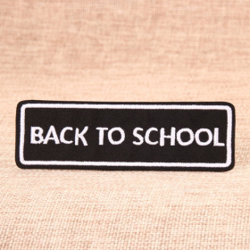 13. Back to school custom patches