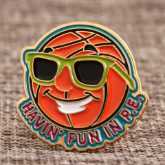 2. Basketball Funny Pin