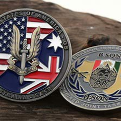 Challenge Coins  with Up to 4 Colors on Both Sides