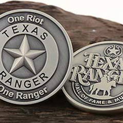 Challenge Coins with No Colors