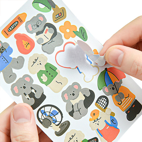 3. Crayon Sticker Sheet