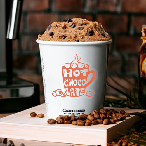Hot Chocolate Clear Stickers