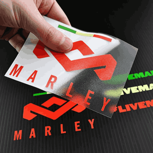 12. MARLEY Custom Transfer Stickers