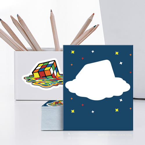 6. Rubik's Cube Custom Stickers