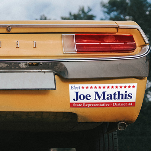 4. Joe Mathias Bumper Stickers