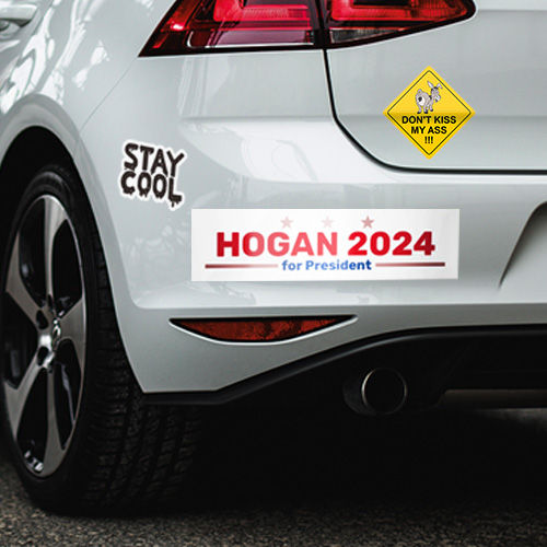 3. Hogan Bumper Stickers