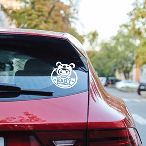 2. Baby Car Stickers