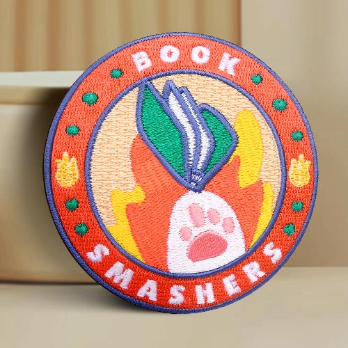 7. Book Smashers Custom Embroidery Patches