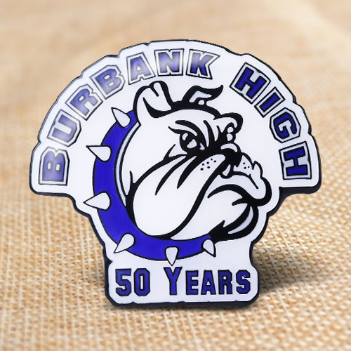 1. Burbank High Custom Lapel Pin