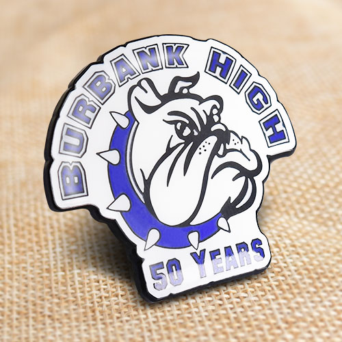 1. Burbank High Custom Lapel Pin