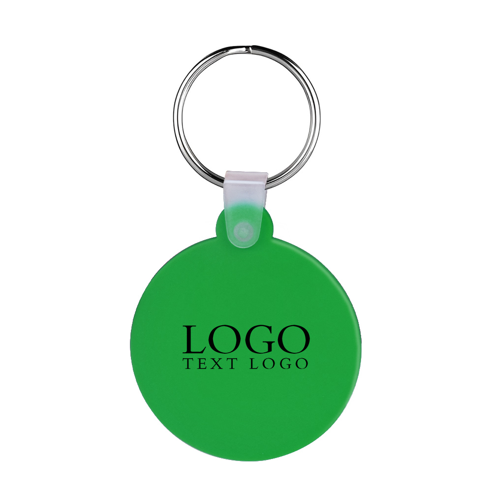 KC-SC-RND Custom Round Silicone Keychain