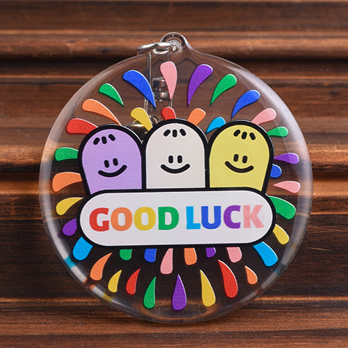 3. Good Luck Acrylic Keychian